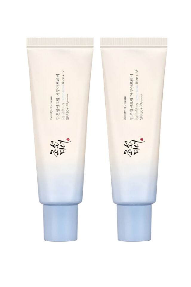 Relief Sun Aqua Fresh Rice B5 Spf50 Pa Nemlendirici Yatıştırıcı Uv Koruyucu 50mlx2 2li Set