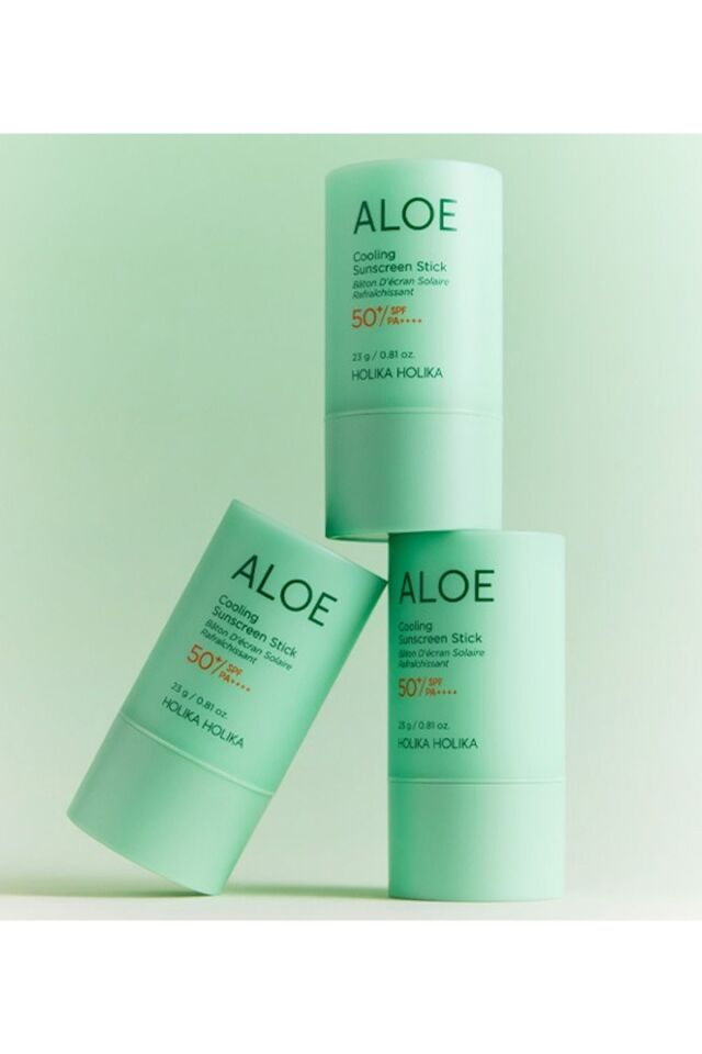 Aloe Cooling Sunscreen Stick SPF50+ PA(YÜKSEK UV KORUMALI STİK YÜZ GÜNEŞ KREMİ) 23g
