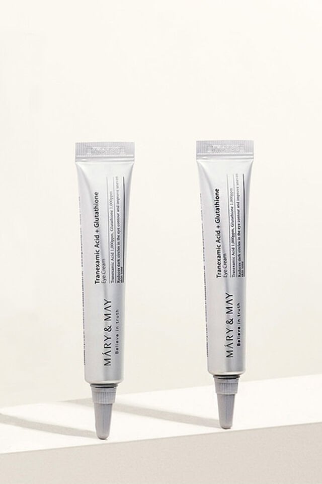 Tranexamic Acid Glutathion Koyu Halka Karşıtı Aydınlatıcı Göz Çevresi Kremi 2'li (12GX2)