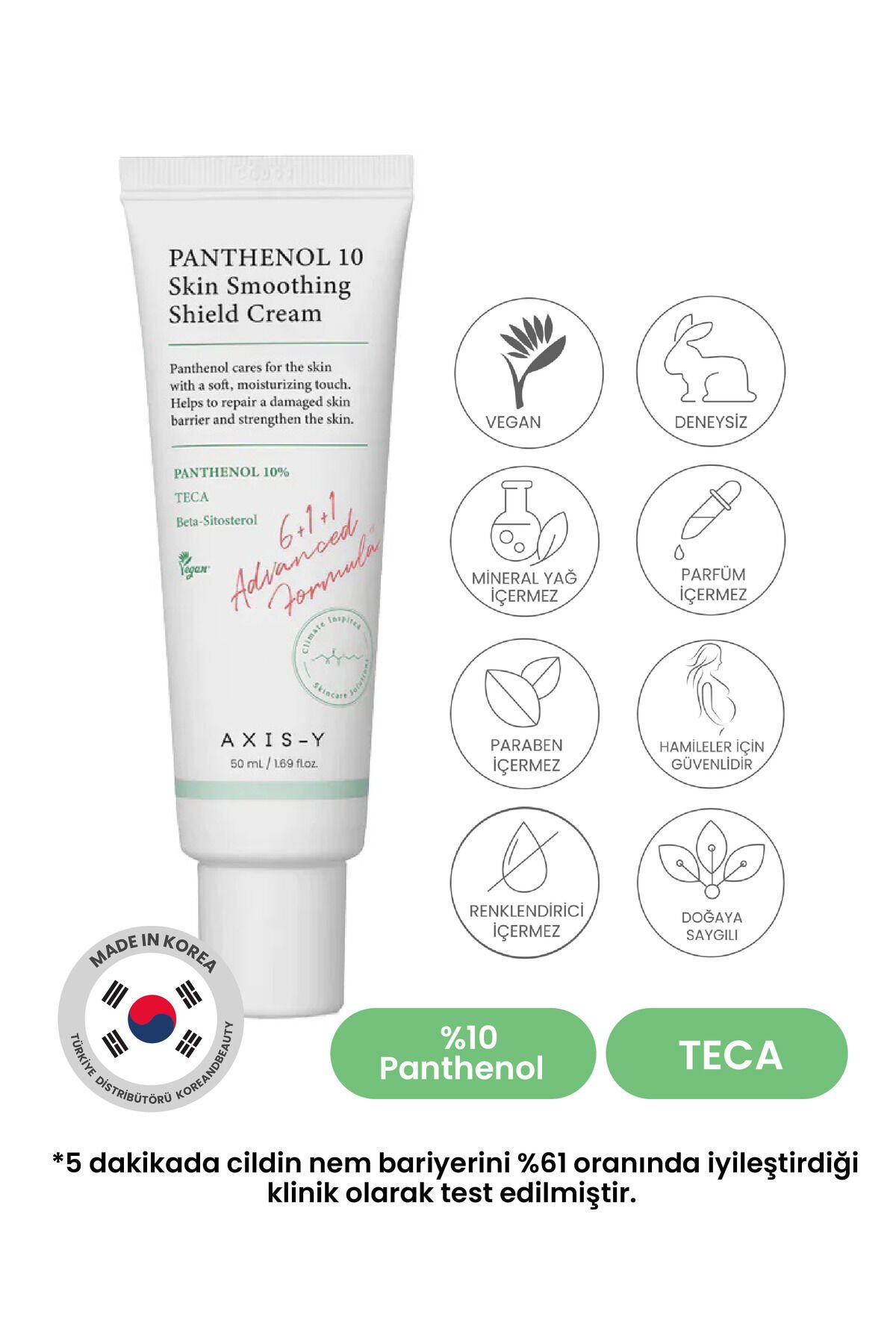 Panthenol 10 Skin Smoothing Shield Cream 50 Ml- Bariyer Onarıcı Nemlendirici