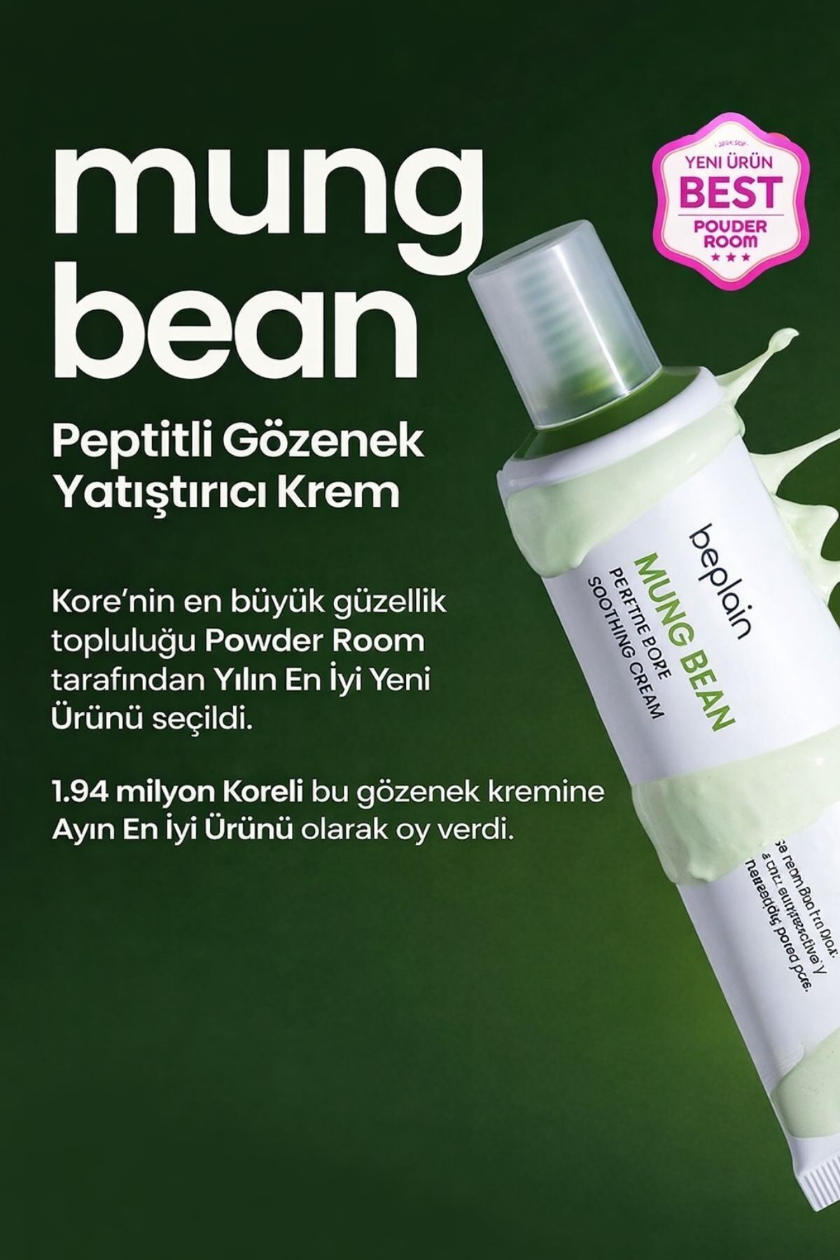 Mung Bean Gözenek Sıkılaştırıcı Nemlendirici Krem 60 ml