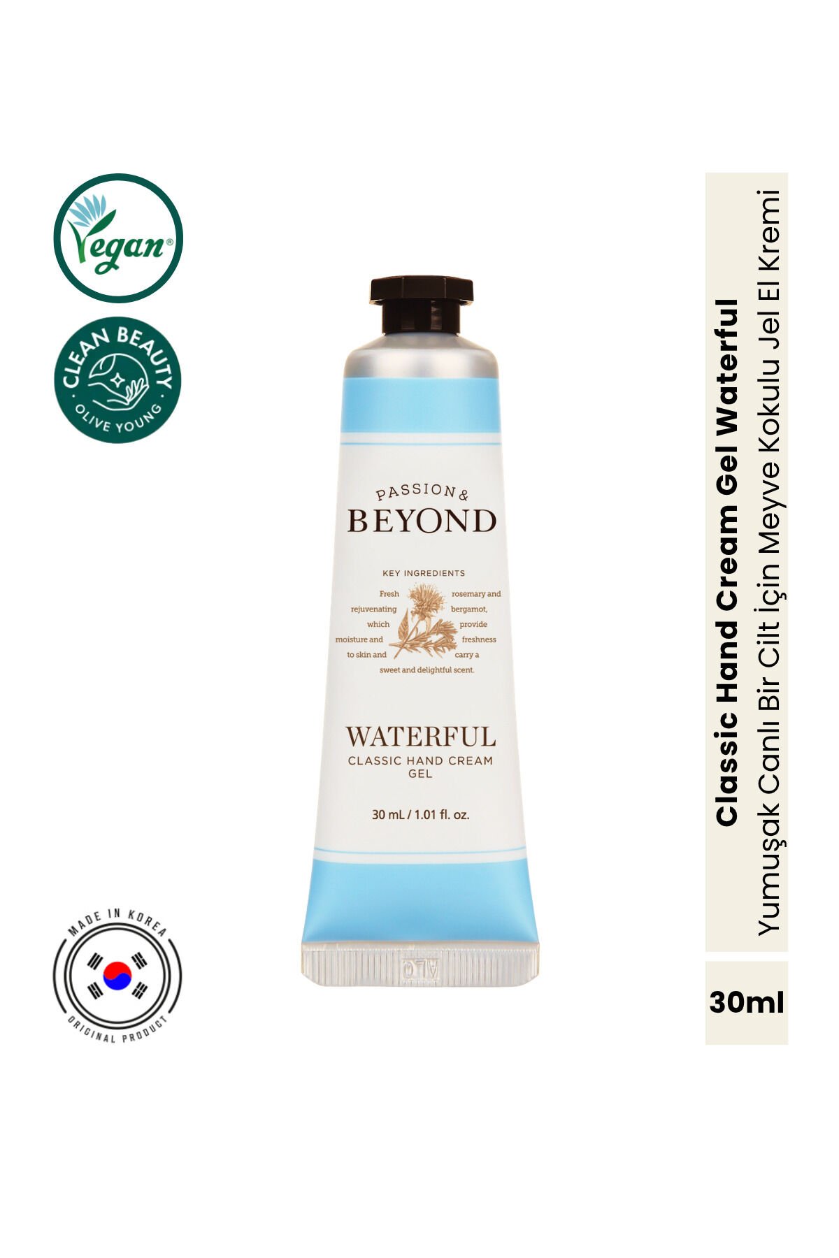 Beyond Classic Hand Cream Gel Waterful 30 ml Nemlendirici Hafif Jel El Kremi