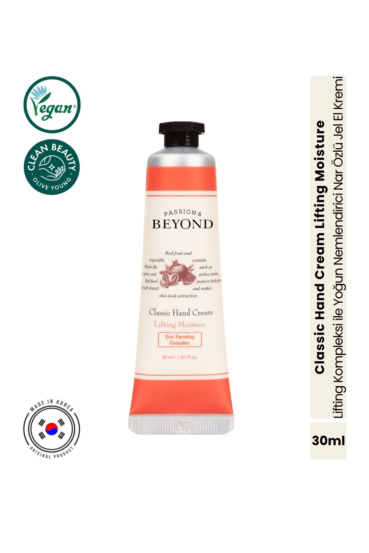 Classic Hand Cream Lifting Moisture 30 ml Nemlendirici Sıkılaştırıcı El Kremi