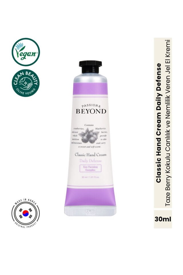 Classic Hand Cream El Kremi Daily Defense Nemlendirici Koruyucu 30 ml