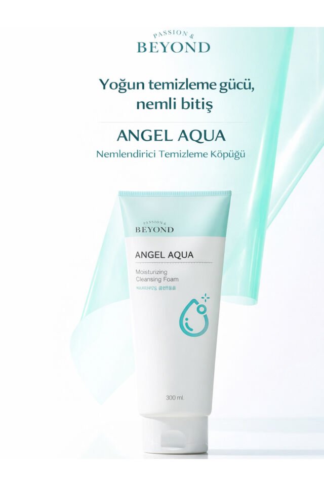 Angel Aqua Moisture Cleansing Foam Nemlendirici Yüz Temizleme Köpüğü Hyaluronik Asit 300 ml