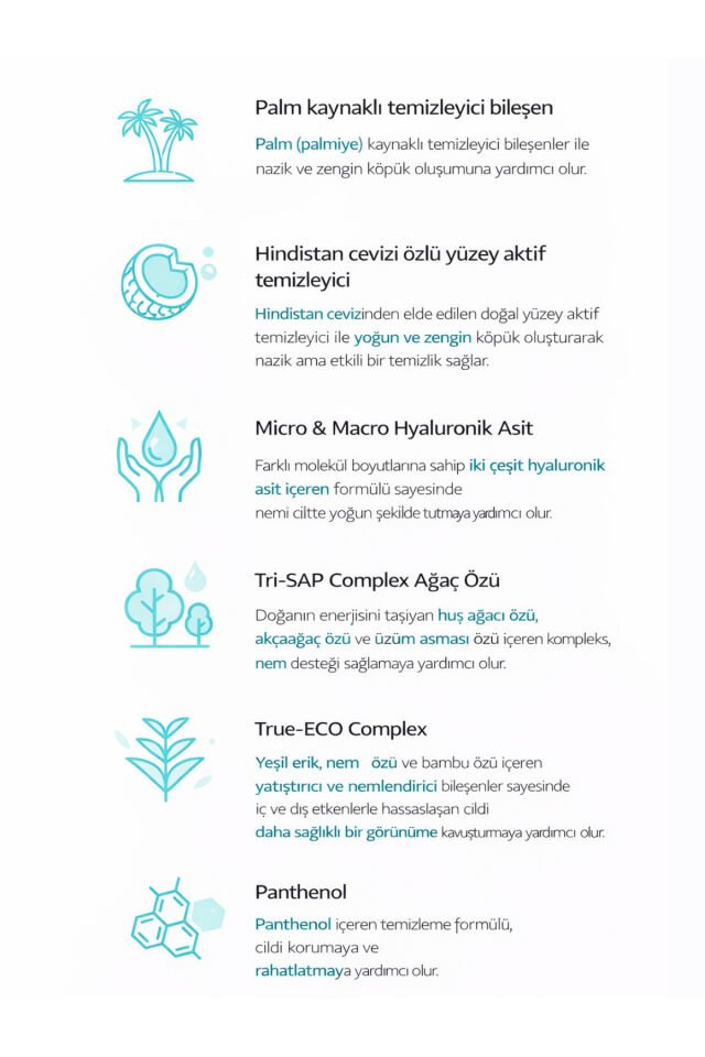 Angel Aqua Moisture Cleansing Foam Nemlendirici Yüz Temizleme Köpüğü Hyaluronik Asit 300 ml