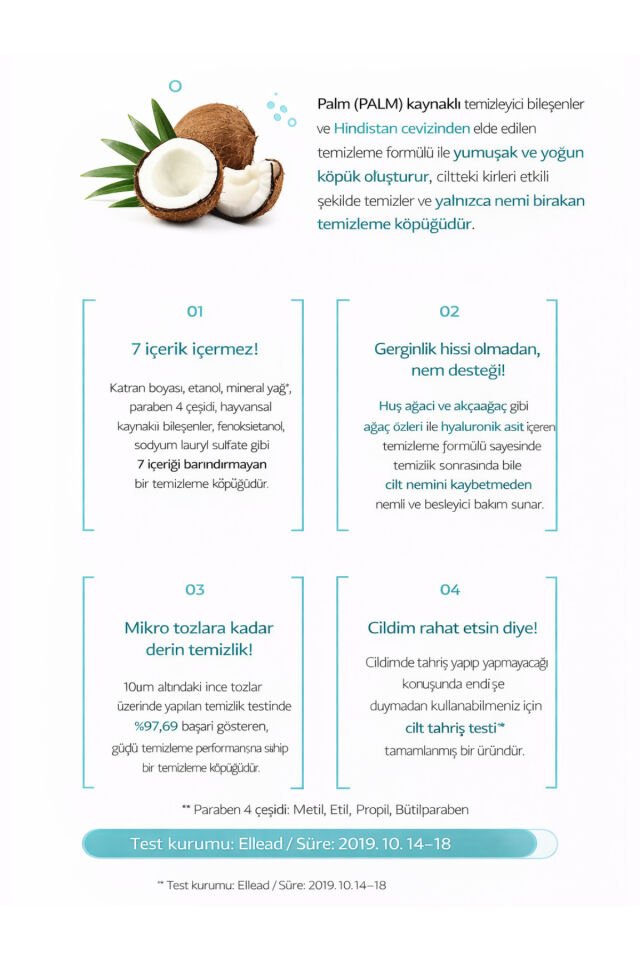Angel Aqua Moisture Cleansing Foam Nemlendirici Yüz Temizleme Köpüğü Hyaluronik Asit 300 ml
