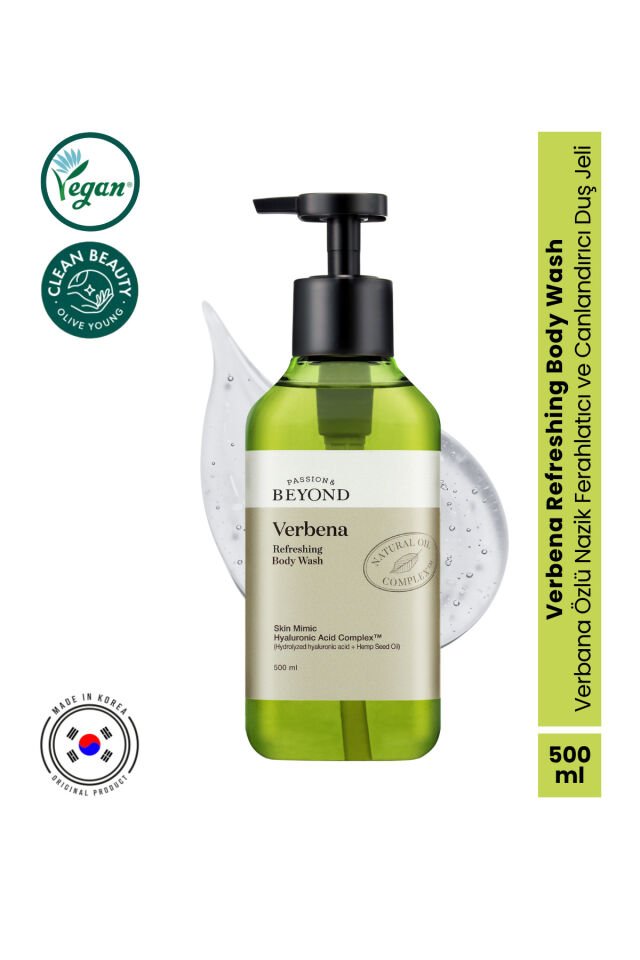 Verbena Refreshing Body Wash Duş Jeli Limon Mine Çiçeği Ferahlatıcı 500 ml