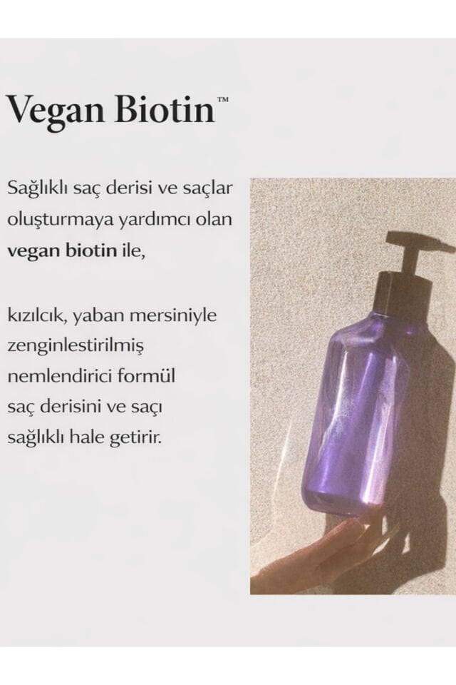 Professional Defense Treatment Vegan Argan Biotin Yaban Mersini Vegan Saç Bakım Kremi 500 ml