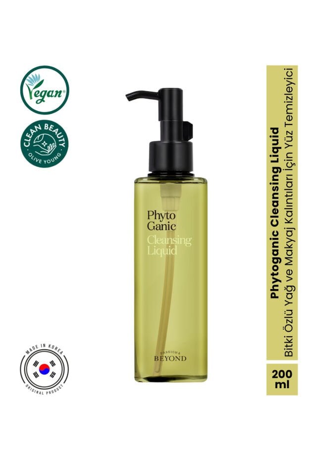 Phytoganic Cleansing Liquid Zeytinyağı Jojoba Yeşil Çay Nazik Yüz Temizleyici 200 ml