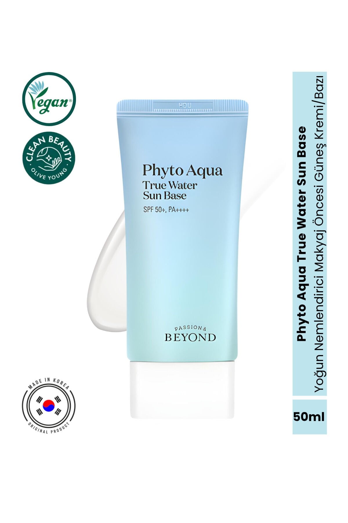 Phyto Aqua Sun Base SPF50+ Nemlendirici Güneş Kremi Niacinamide Leke Karşıtı 50 ml