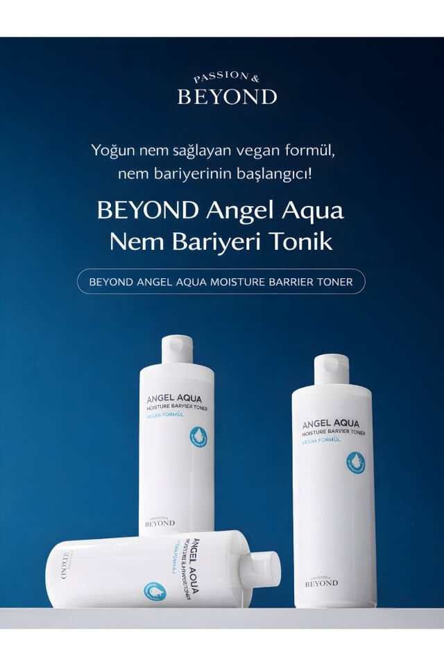 Angel Aqua Moisture Barrier Toner Bariyer Güçlendirici Tonik Niasinamid Seramid PHA 500 ml