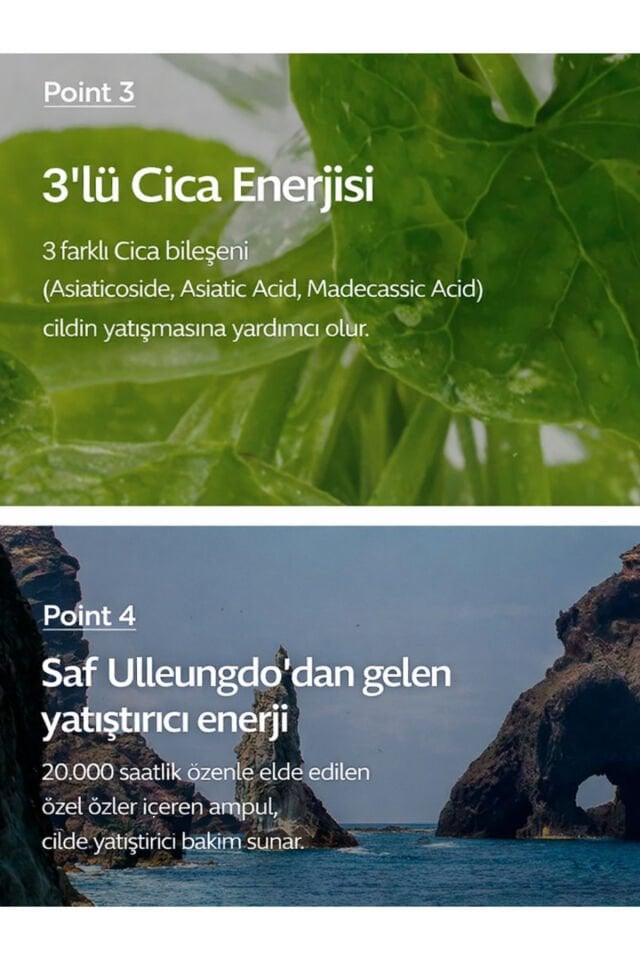 Angel Aqua Deep Calming Ampoule Yatıştırıcı Serum Seti Hyaluronik Asit Panthenol 2x50 ml