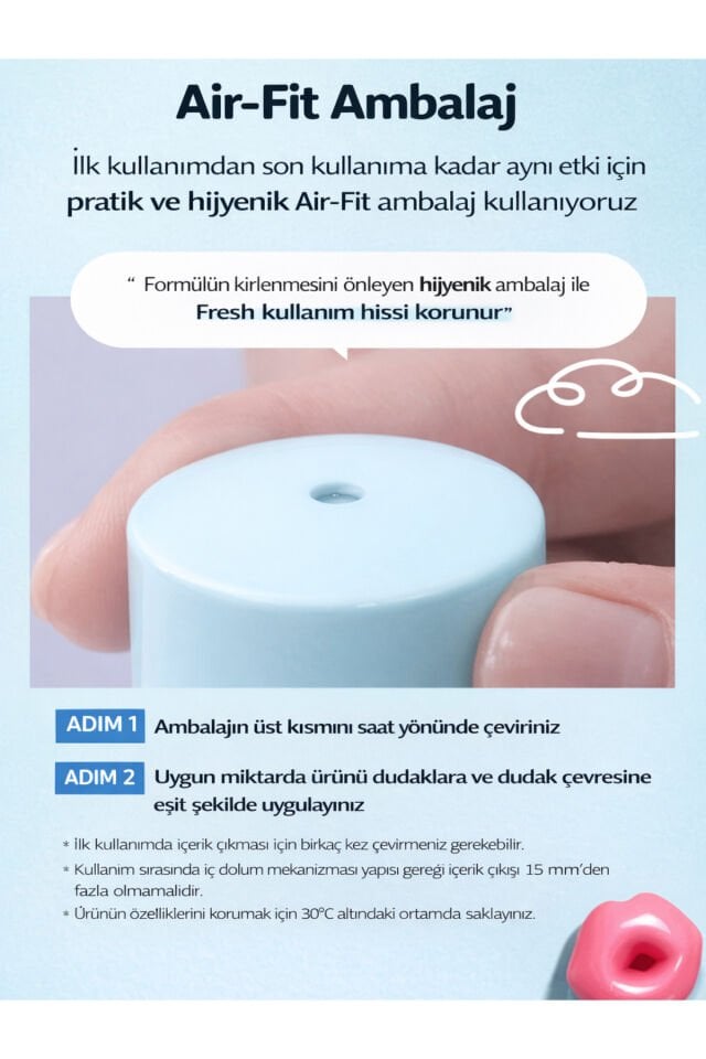 Angel Aqua Moisture Plumping Lipcerin Nemlendirici Dolgunlaştırıcı Dudak Balmı 15 ml