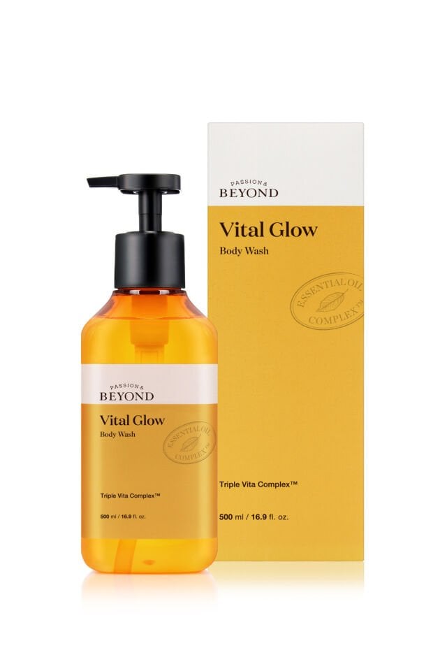 Vital Glow Body Wash Vitamin C E B12 Nemlendirici Duş Jeli Vücut Yıkama 500 ml