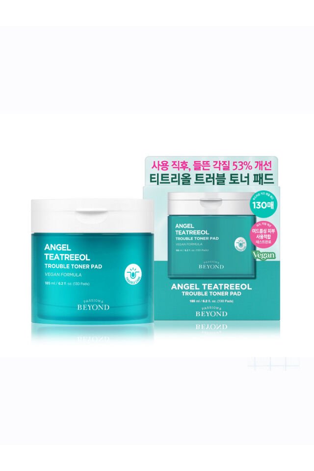 Angel Teatreeol Trouble Toner Pad Tea Tree AHA BHA Akne Karşıtı Tonik Ped 185 ml 130 Ped