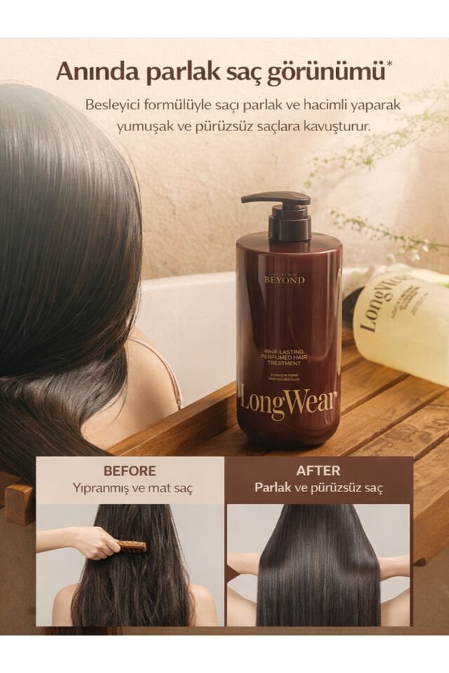 Longwear Perfumed Treatment White Musk 950 ml Hyaluronic Acid Panthenol Saç Kremi