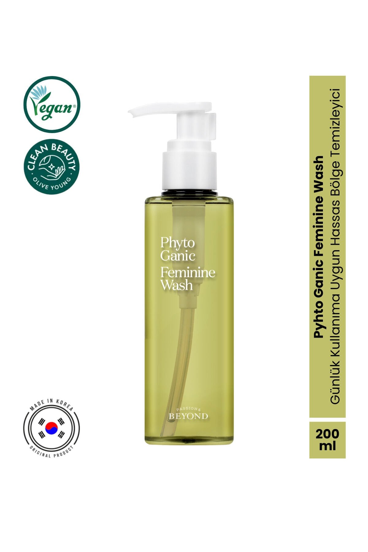 Phytoganic Feminine Intim Wash 7 Bitki Özlü Hassas Bölge Temizleme Jeli 200 ml
