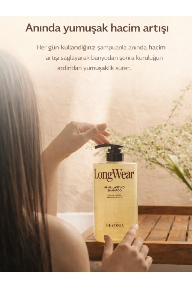 Longwear Perfumed Shampoo White Musk 950 ml Panthenol Nemlendirici Şampuan