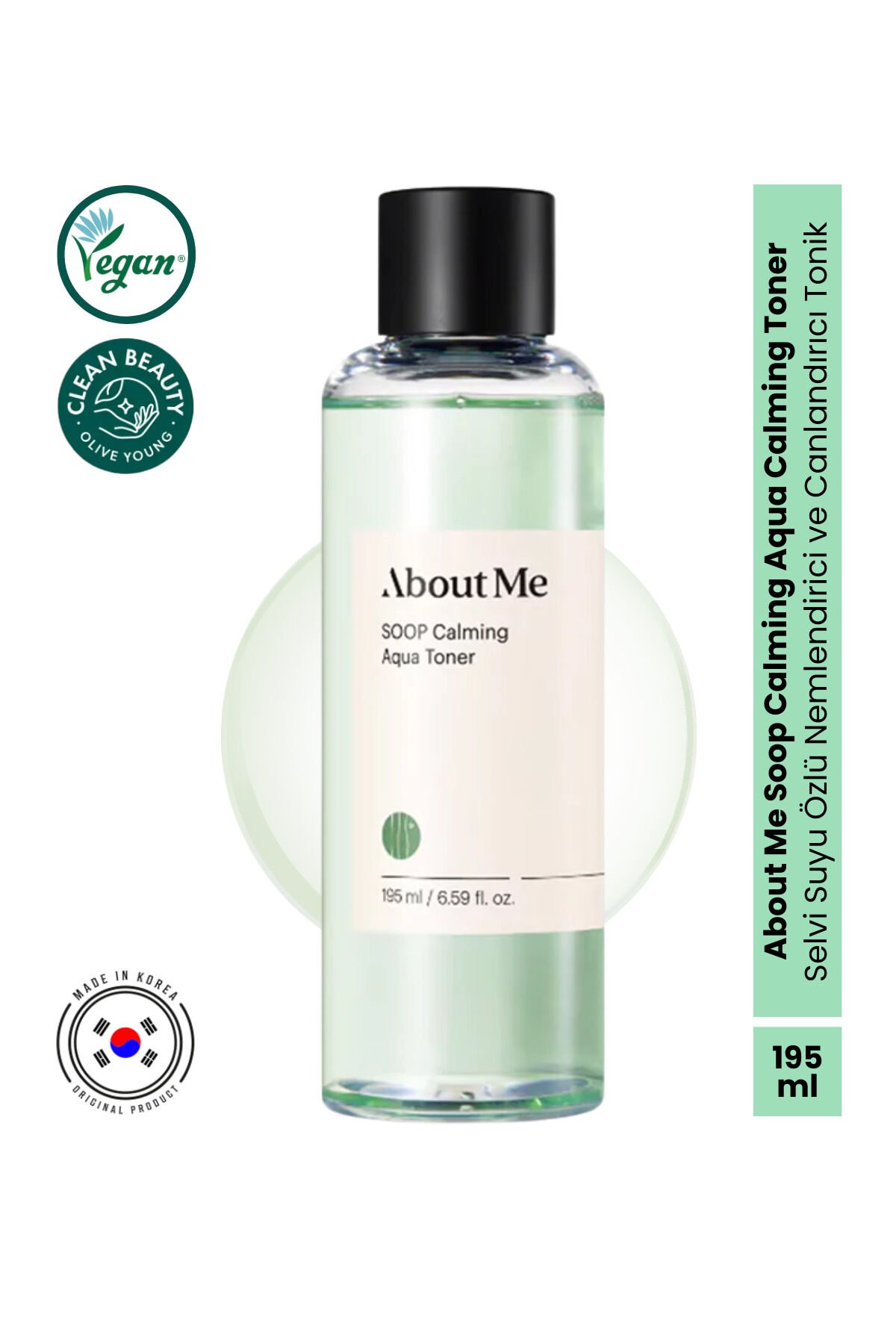 SOOP Calming Aqua Toner Jeju Selvi Suyu Yatıştırıcı Nemlendirici Tonik 195 ml