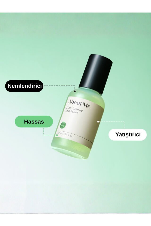 SOOP Calming Aqua Serum Jeju Selvi Suyu Cica Yatıştırıcı Nemlendirici Hassas Cilt Serumu 50 ml