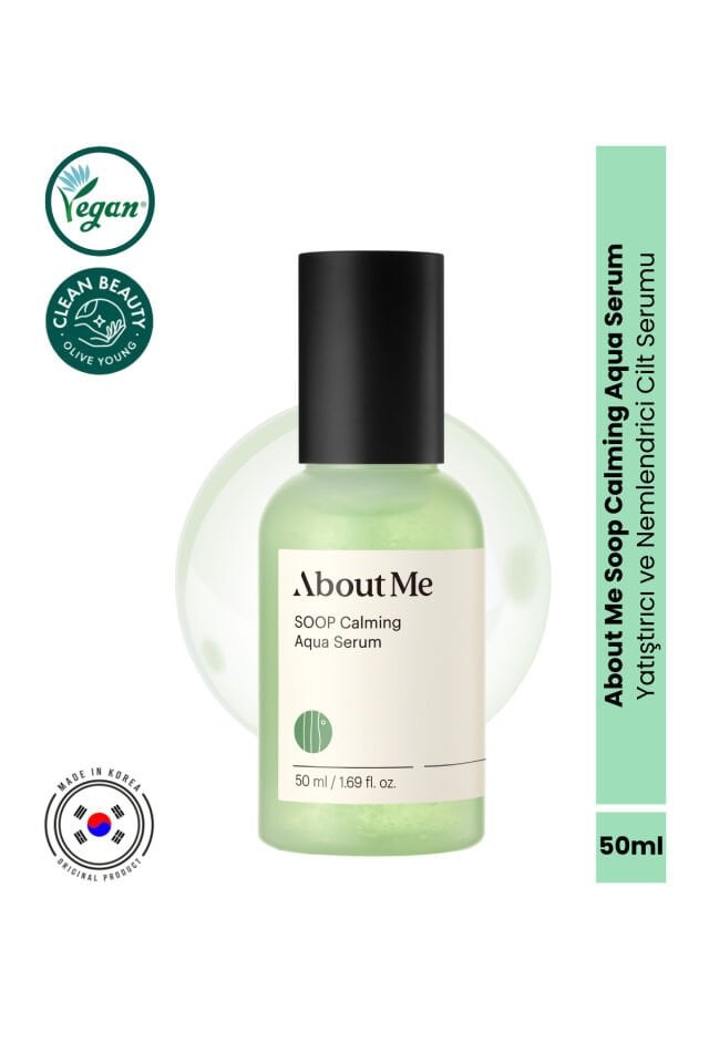 SOOP Calming Aqua Serum Jeju Selvi Suyu Cica Yatıştırıcı Nemlendirici Hassas Cilt Serumu 50 ml