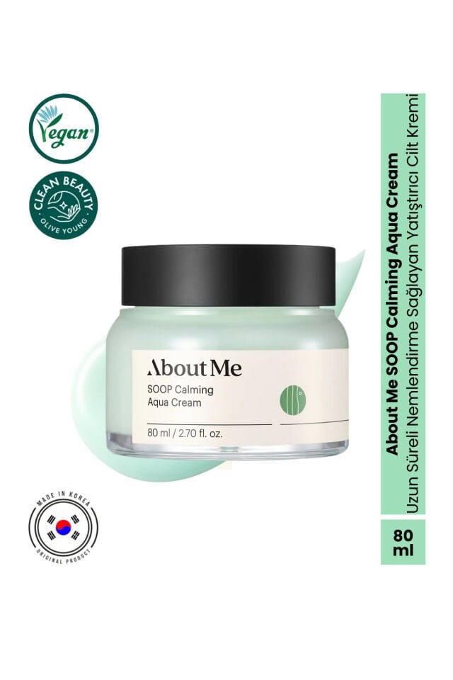 SOOP Calming Aqua Cream Jeju Selvi Suyu Yatıştırıcı Nemlendirici Yüz Kremi 80 ml