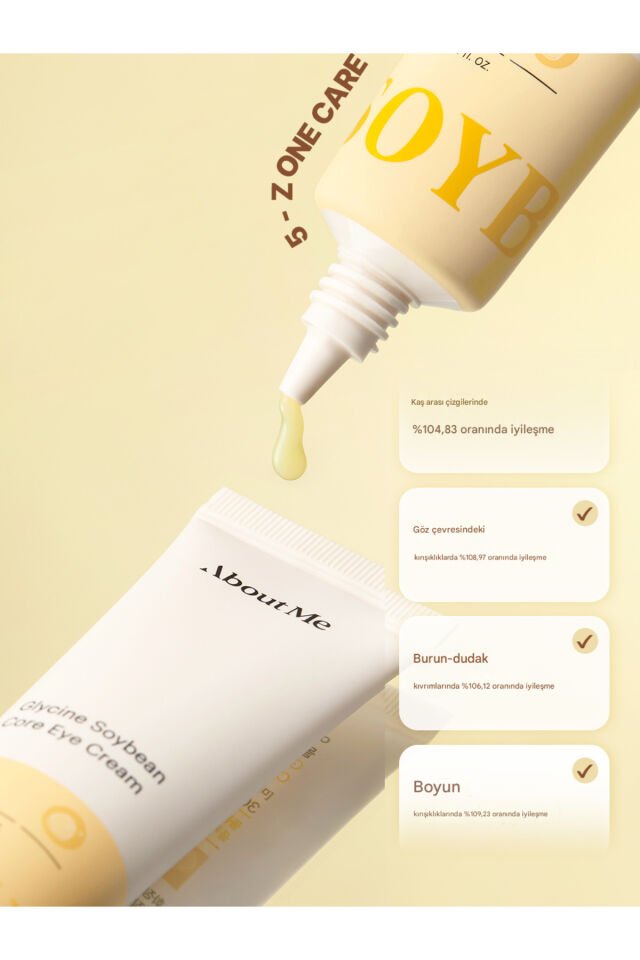 Soybean Core Eye Cream Sıkılaştırıcı Göz Altı Morluk Koyu Halka Karşıtı Göz ve Boyun Kremi 30 ml