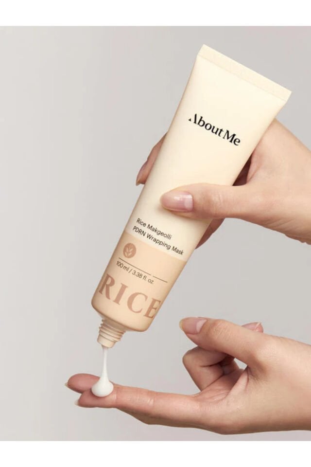 Rice Makgeolli PDRN Wrapping Mask Pirinç Mayası Özlü Cam Görünümlü Cilt Soyulabilir Maske 100 ml