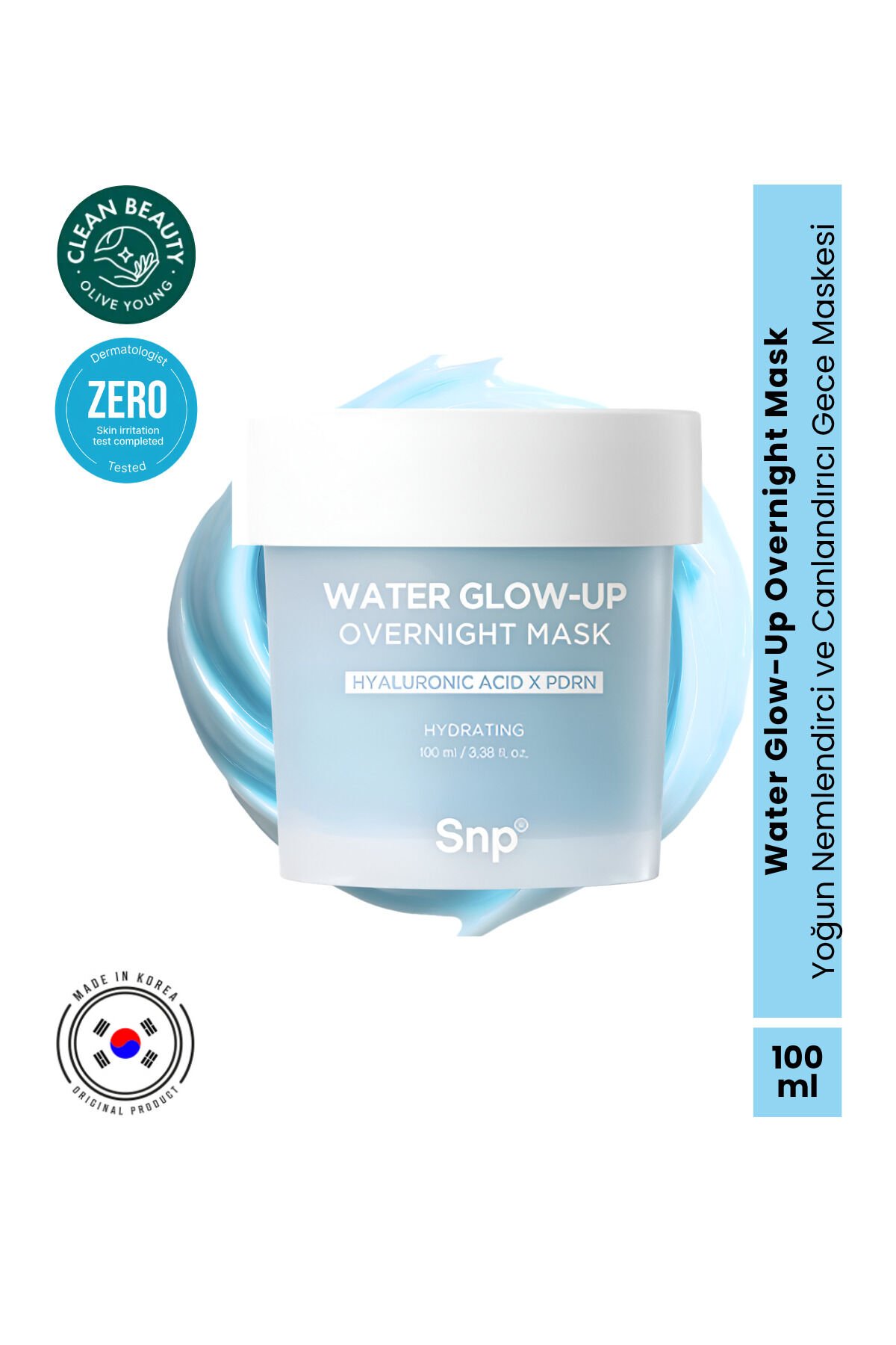 Water Glow-Up Overnight Mask Yoğun Nemlendirici Gece Maskesi 100 ml