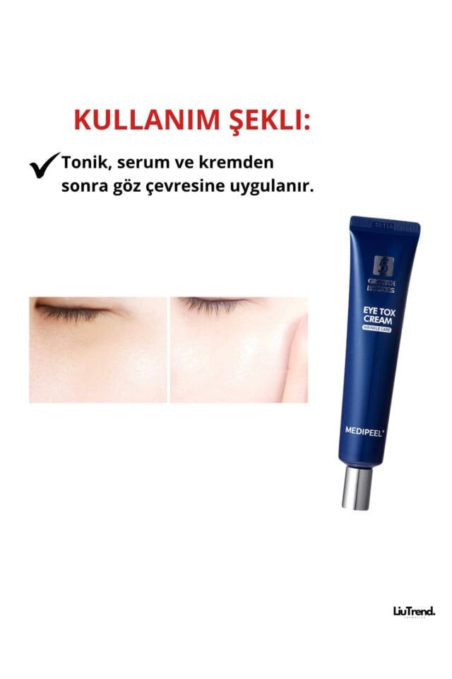 5 Eye Tox Cream 40 ml Peptid kompleksi içeren lifting göz kremi
