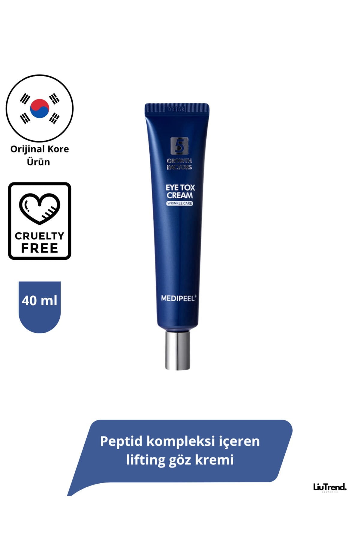 5 Eye Tox Cream 40 ml Peptid kompleksi içeren lifting göz kremi