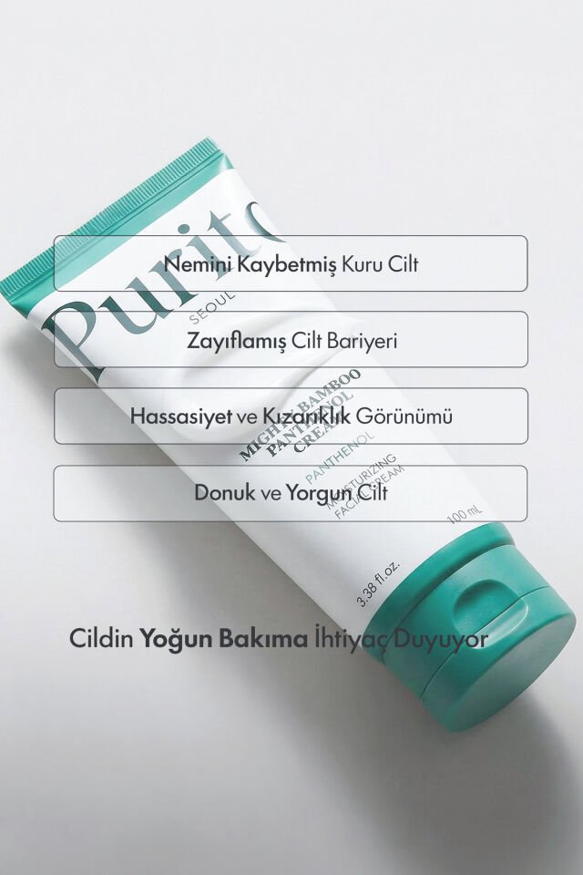 Mighty Bamboo Panthenol Cream - Güçlendirici ve Nemlendirici Bambu Özlü ve Pantenollü Krem 100ml