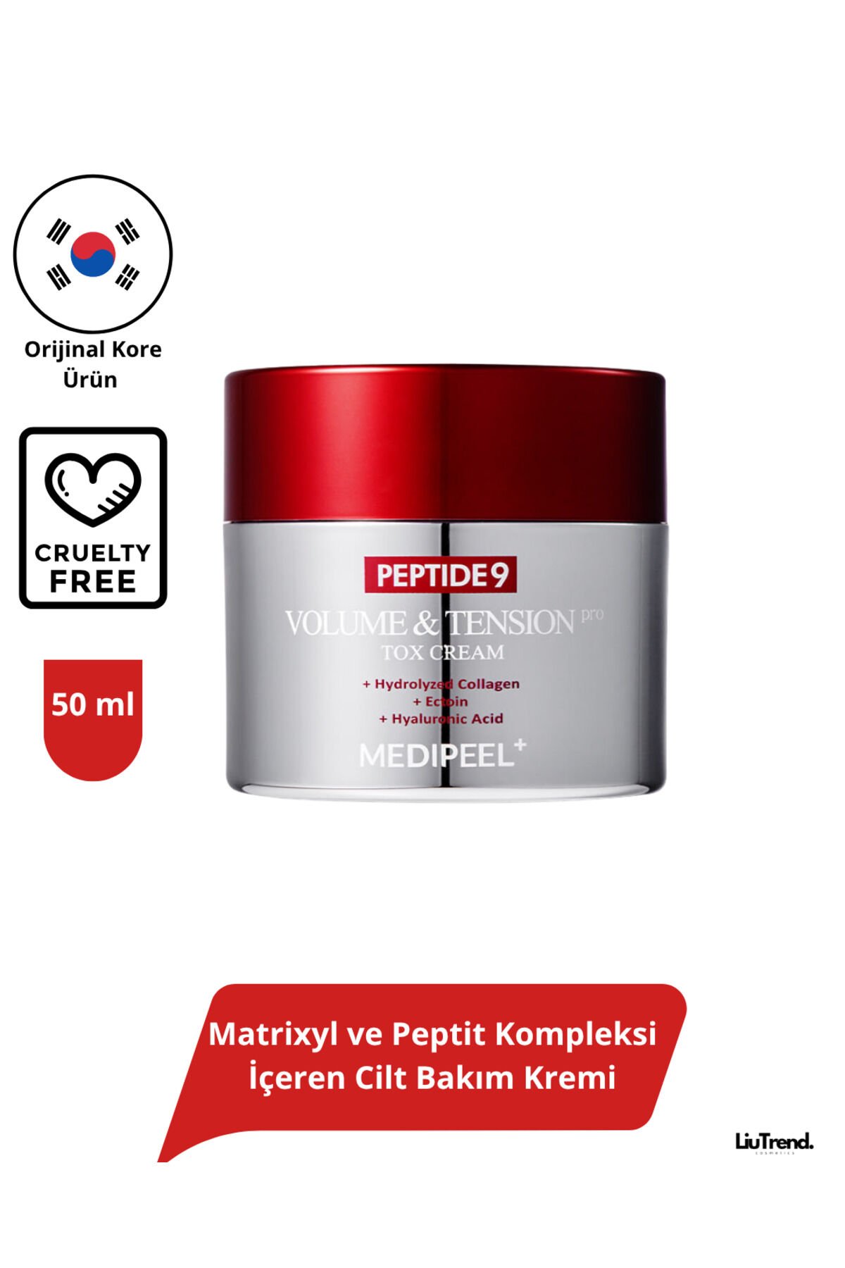 Peptide 9 Volume & Tension Tox Cream Pro 50 ml Kırışıklıklar Için Peptid Krem M0068
