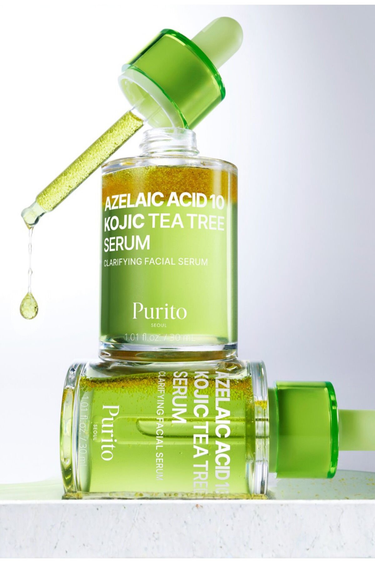 Azelaic Acid 10% + Kojic Acid & Tea Tree Serum – Akne Karşıtı, Leke Düzeltici Serum - 30 ml