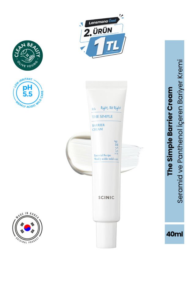The Simply Barrier Cream Ceramide Nemlendirici Bariyer Kremi 40ml 8809546004372_1
