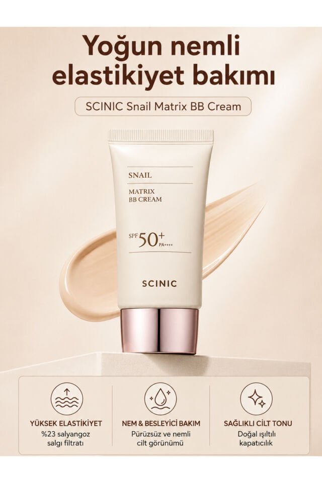 Snail Matrix BB Cream Salyangoz Özlü Aydınlatıcı ve Ton Eşitleyici BB Krem 40 ml