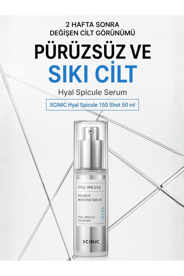 HyalSpicule 150 Shots Cilt Pürüzsüzleştiren ve Gözenek Sıkılaştıran Serum 50ml