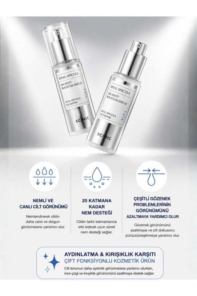 HyalSpicule 150 Shots Cilt Pürüzsüzleştiren ve Gözenek Sıkılaştıran Serum 50ml