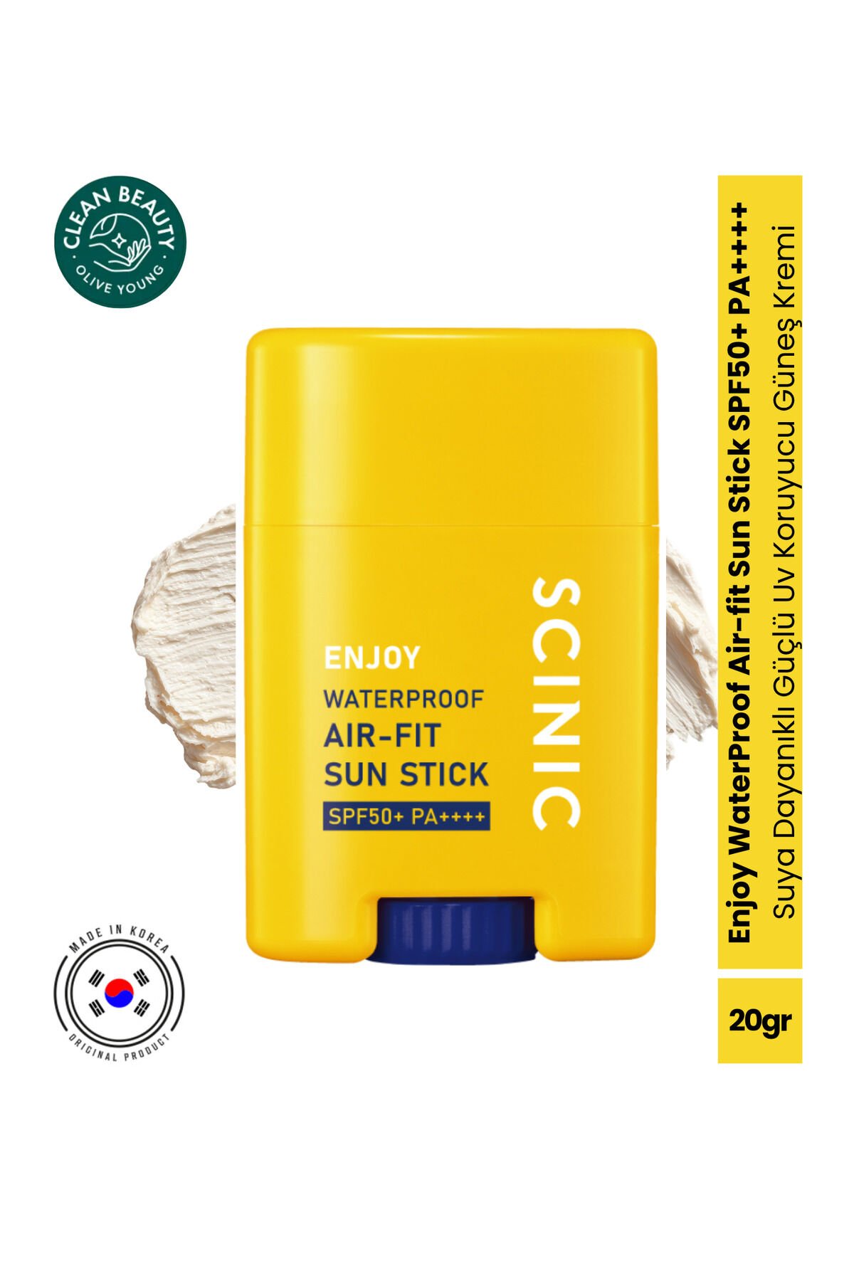 Enjoy WaterProof Air-fit Sun Stick Suya Dayanıklı Yüksek Koruma Faktörlü Güneş Kremi 20gr