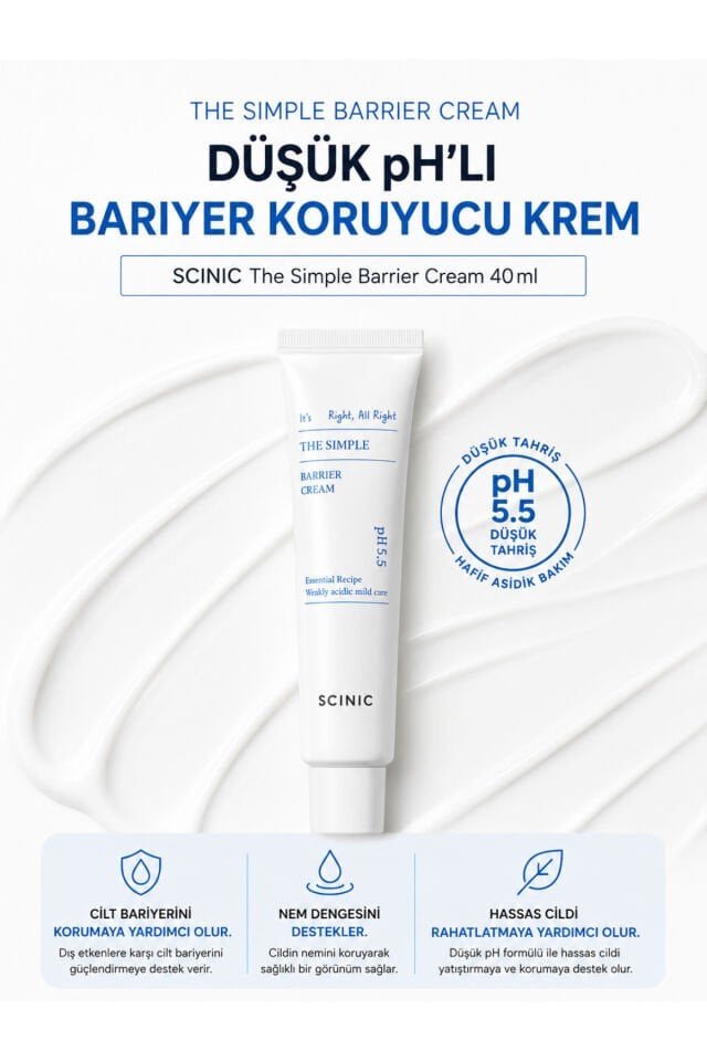 The Simple Barrier Cream Ceramide Nemlendirici Bariyer Kremi 40ml