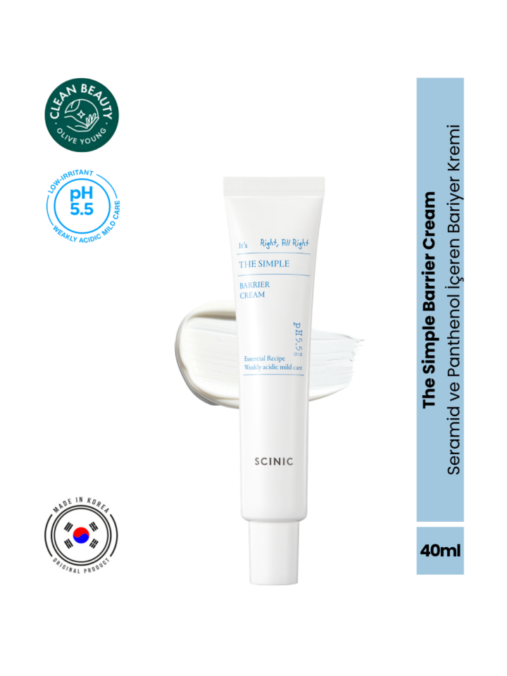 The Simple Barrier Cream Ceramide Nemlendirici Bariyer Kremi 40ml
