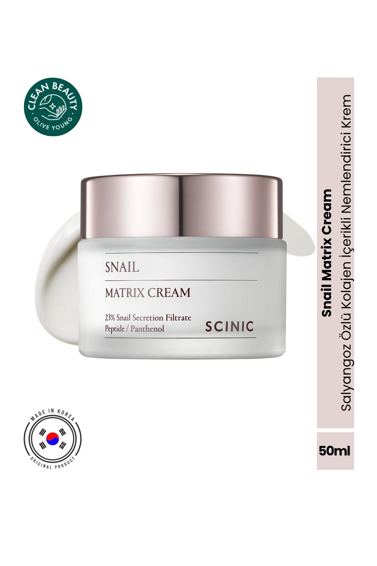 Snail Matrix Cream Salyangoz Özlü Kolajen İçerikli Nemlendirici Krem 50ml