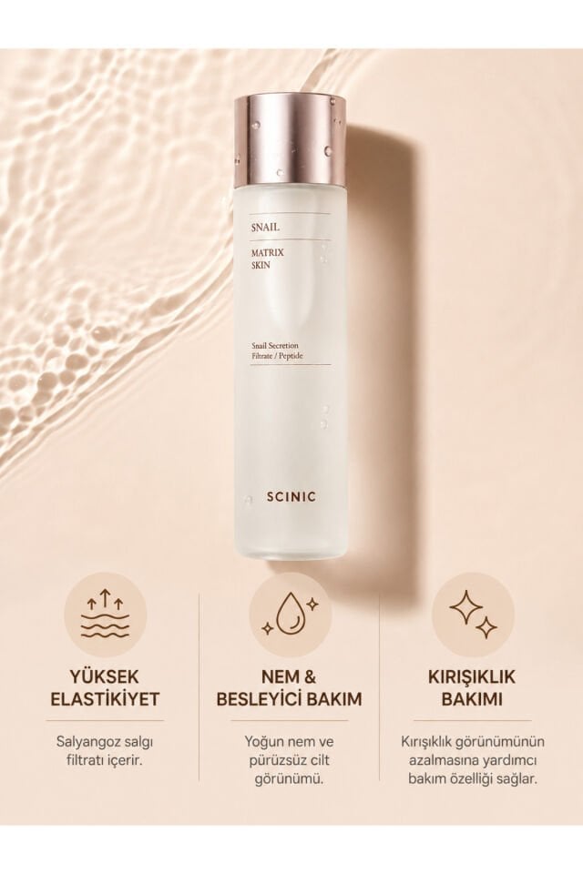 Snail Matrix Skin Salyangoz Özlü Yoğun Nemlendirici Tonik 150ml