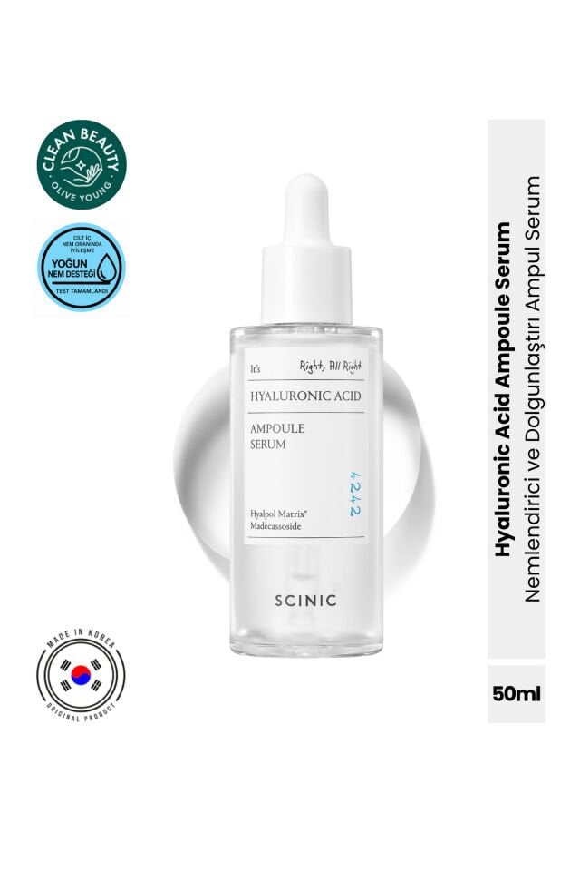 Hyaluronic Acid Ampoule Serum Yoğun Nemlendirici Serum 50ml