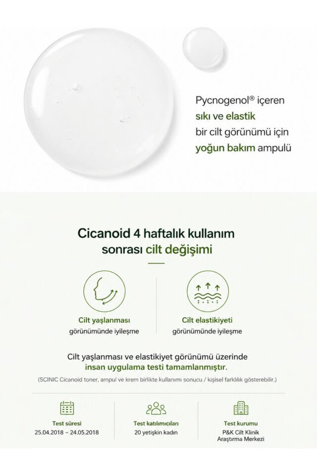 Cicanoid Ampoule Cica & Panthenol ve Centella İçeren Yatıştırıcı Nemlendirici Ampul 100ml