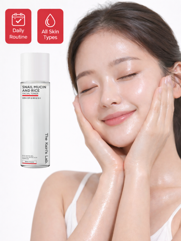 The Kairi's Lab. Salyangoz Özlü Pirinç Mayası Beyazlatıcı Aydınlatıcı Hyaluronic Acid Nemlendirici Tonik 200 ml