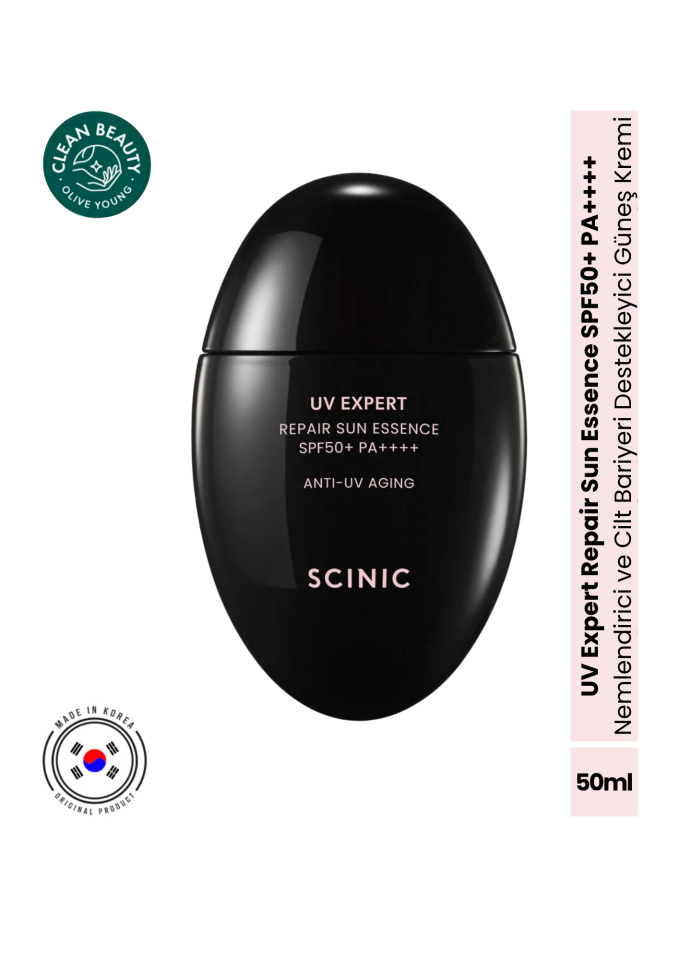 Scinic UV Expert Repair Sun Esans SPF50+ PA++++ Nemlendirci Cilt Bariyeri Destekleyici Güneş Kremi 50ml