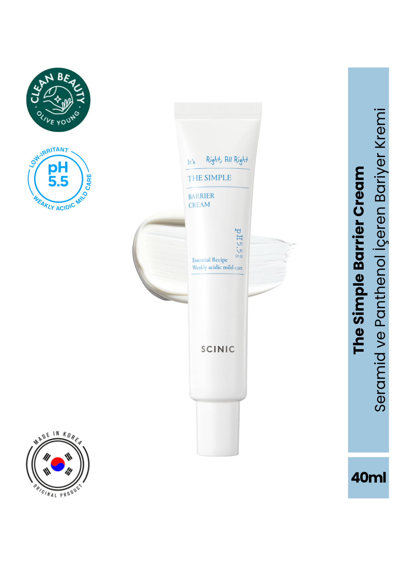 Scinic The Simple Light Cleansing Oil 150ml Hafif Yapılı Vegan Yüz Temizleme Yağı 150ml