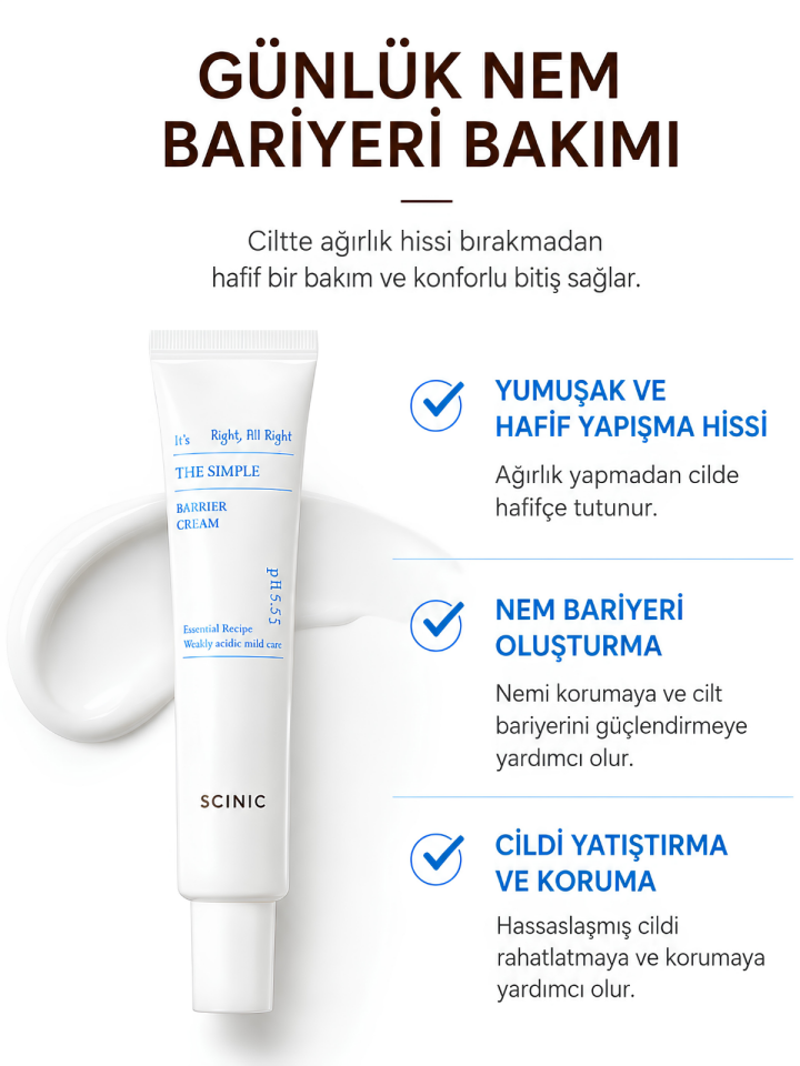 Scinic The Simple Light Cleansing Oil 150ml Hafif Yapılı Vegan Yüz Temizleme Yağı 150ml
